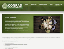 Tablet Screenshot of conradpr.com